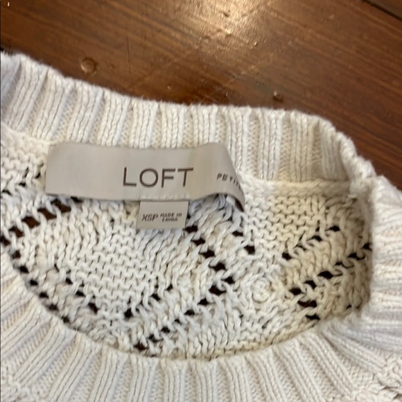 Pointenelle White Cable Knit Sweater - Picture 2 of 3